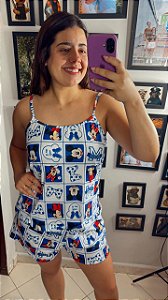 Pijama Sofia - Alcinha com Short - Personagem 22