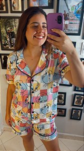Pijama Americano - Manga Curta c/ Short - Piu Piu 01