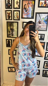 Pijama Sofia - Alcinha com Short - Stitch 20