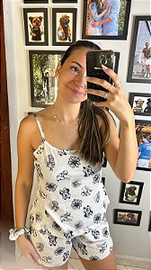 Pijama Sofia - Alcinha com Short - Minnie 9