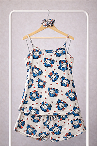 Pijama Sofia - Alcinha com Short - Hello 03