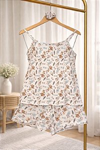 Pijama Sofia - Alcinha com Short - Jerry 01