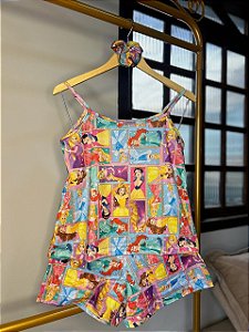 Pijama Sofia - Alcinha com Short - Princesas 01
