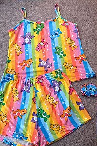Pijama Sofia - Alcinha com Short - Ursinhos 34