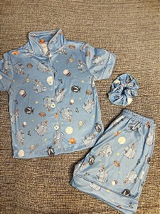 Pijama Americano Infantil -  Cinderela 02