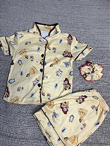 Pijama Americano Infantil -  Bela 02
