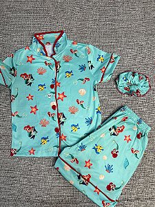 Pijama Americano Infantil -  Ariel 02