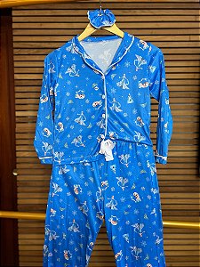 Pijama Americano Infantil - Manga Longa c/ Calça - Frozen 01