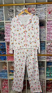 Pijama Americano - Manga Longa c/ Calça - Margarida 02