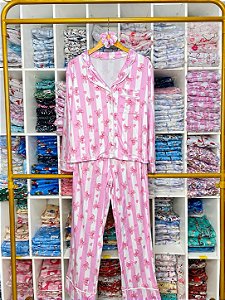 Pijama Americano - Manga Longa c/ Calça - Laço 03