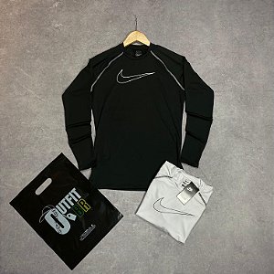 CAMISETA DE COMPRESSÃO DRI-FIT NIKE UV MANGA LONGA
