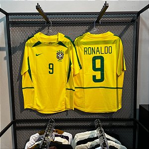 CAMISETA RETRÔ BRASIL 2002