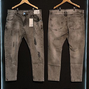 CALÇA BROW JEANS CINZA ESCURO