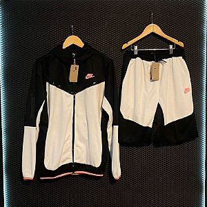 KIT NIKE SPORTSWEAR TECH FLEECE PINK LOGO
