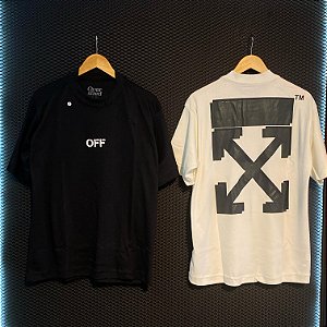 CAMISETA OVERSIZED OFF WHITE ARROW BLACK