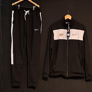 KIT MOLETOM NIKE TN BLACK & WHITE