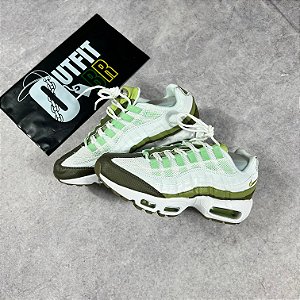 NIKE AIR MAX 95 GREEN WHITE