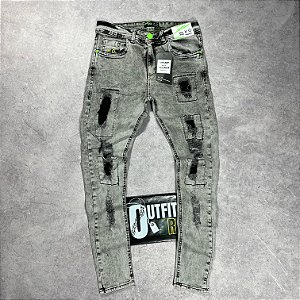 CALÇA BROW JEANS RIPPED