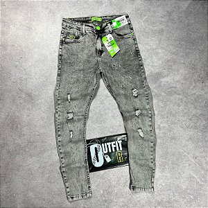 CALÇA BROW JEANS LIGHT GRAY
