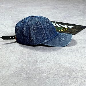 BONÉ LV JEANS ESCURO