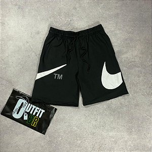 BERMUDA MOLETOM NIKE TM BLACK
