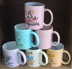 Caneca colorida Candy