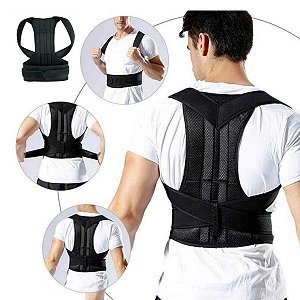 Colete Cinta Modeladora Corretor Postural Coluna Lombar