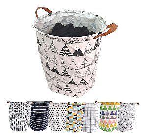 Q-2432-cesto Para Roupa Suja-tamanho:35cmx45cm-material:pano E Eva