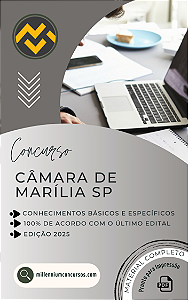 Apostila CÂMARA DE MARÍLIA SP 2025 Contador