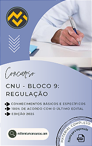 Apostila CNU 2025 Bloco Temático 9 Intermediário Regulação
