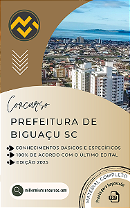 Apostila PREFEITURA DE BIGUAÇU SC 2025 Profissional de Educação Física na Saúde