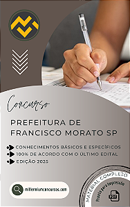 Apostila PREFEITURA DE FRANCISCO MORATO SP 2025 Supervisor De Ensino