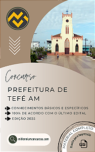 Apostila PREFEITURA DE TEFÉ AM 2025 Psicólogo
