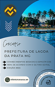 Apostila PREFEITURA DE LAGOA DA PRATA MG 2025 Professor I