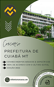 Apostila PREFEITURA DE CUIABÁ MT 2025 Professor Pedagogo Bilingue em LIBRAS