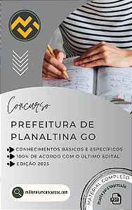Apostila PREFEITURA DE PLANALTINA GO 2025 Professor de História
