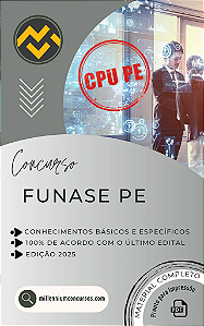 Apostila FUNASE PE 2025 Psicólogo (CPU PE)