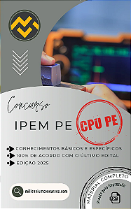 Apostila IPEM PE 2025 Analista em Estatística (CPU PE)