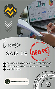 Apostila SAD PE 2025 Gestor Administrativa Contador (CPU PE)