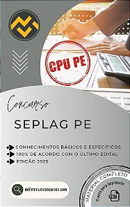 Apostila SEPLAG PE 2025 Gestor Governamental Planejamento Orçamento e Gestão (CPU PE)