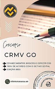 Apostila CRMV GO 2025 Analista Fiscal Medicina Veterinária