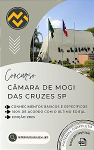 Apostila CÂMARA DE MOGI DAS CRUZES SP 2025 Assessor de Cerimonial