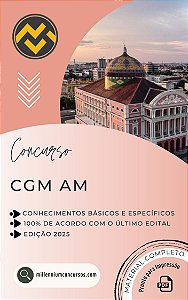 Apostila CGM AM 2025 Auditor Municipal de Controle Interno - Engenharia Civil