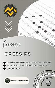 Apostila CRESS RS 2026 Assistente Social