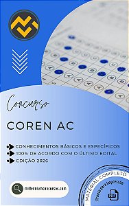 Apostila COREN AC 2026 Contador