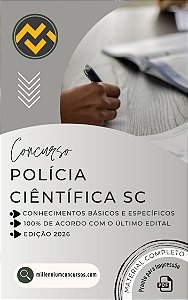Apostila Polícia Científica SC 2026 Perito Criminal Informática