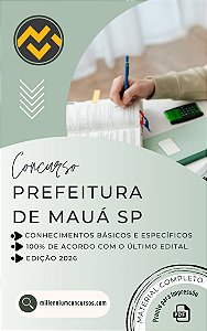 Apostila PREFEITURA DE MAUÁ SP 2026 Analista de Sistemas Pleno