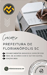 Apostila PREFEITURA DE FLORIANÓPOLIS SC 2026 Fisioterapeuta