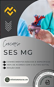 Apostila SES MG 2026 Área da Tecnologia da Informação