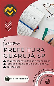 Apostila PREFEITURA DE GUARUJÁ SP 2026 Professor de Geografia